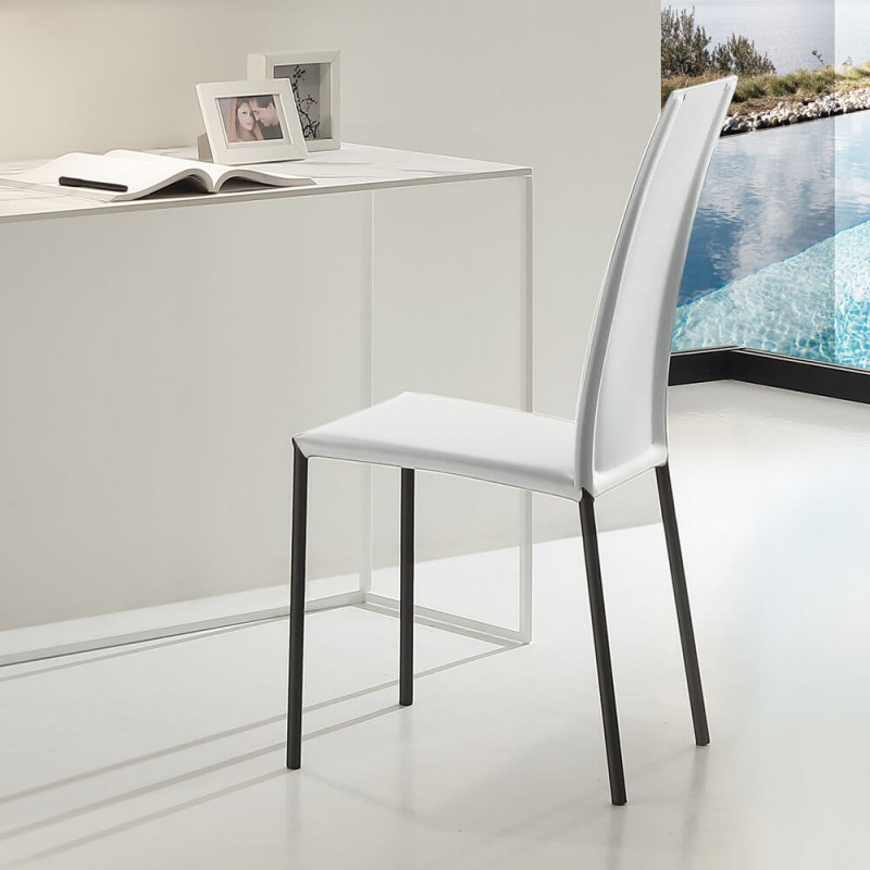 S 38 REBECCA X.ABITare Chair Rebecca art. S38 with metal structure and upholstered seat