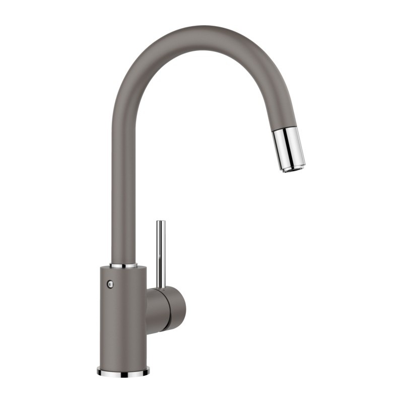 1526967 Blanco | MIDA-S 1526967 single-lever mixer with pull-out shower, volcano grey finish
