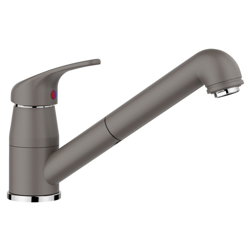 1526936 Blanco | DARAS-S 1526936 single-lever mixer with pull-out shower, volcano grey finish