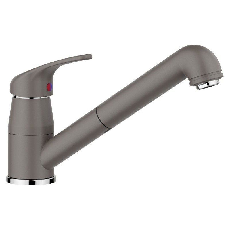 1526936 Blanco Single lever mixer with extractable shower DARAS-S 1526936 volcano gray finish