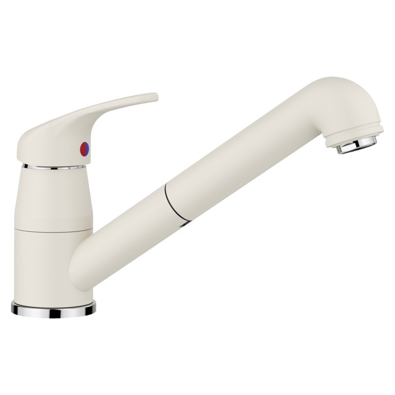 1526937 PRONTA CONSEGNA - Blanco | Miscelatore monocomando con doccetta estraibile DARAS-S 1526937 finitura soft white