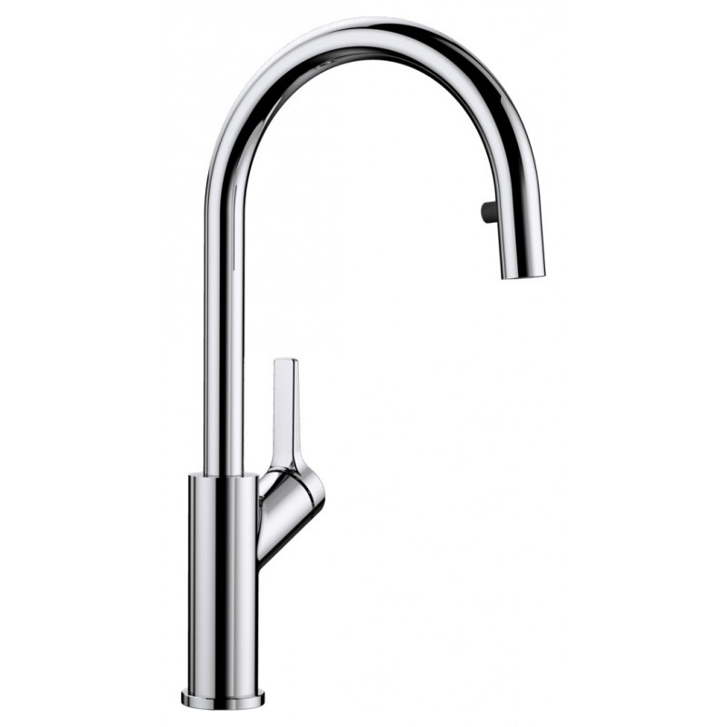 1520767 Blanco | Miscelatore monocomando con doccetta estraibile CARENA-S 1520767 finitura cromato