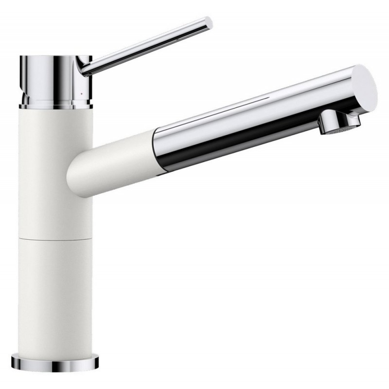 1515327 Blanco Single-lever mixer with pull-out shower ALTA-S Compact 1515327 white/chrome finish