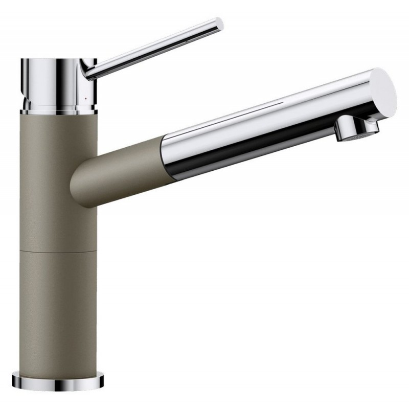 1517634 Blanco Single-lever mixer with pull-out spray ALTA-S Compact 1517634 truffle/chrome finish