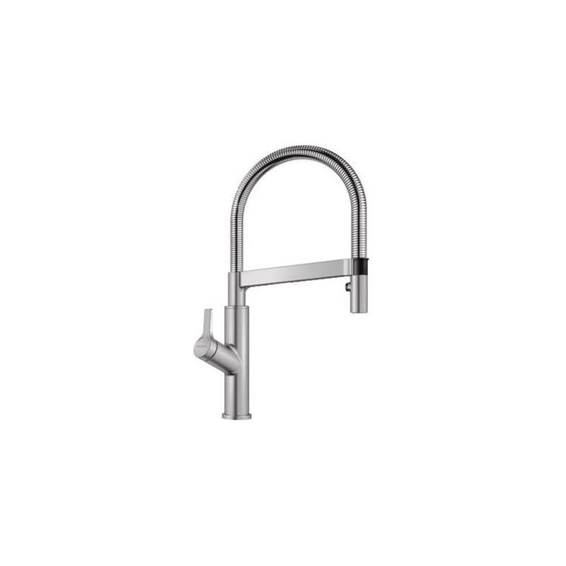1523127 Blanco SOLENTA-S Senso single lever mixer with hand shower 1523127 stainless steel finish - LH lever