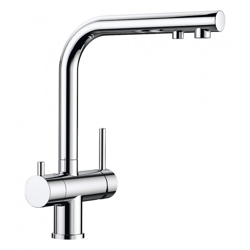 1523128 Blanco | FONTAS II 1523128 Robinet mitigeur à deux commandes et trois voies, finition chromée