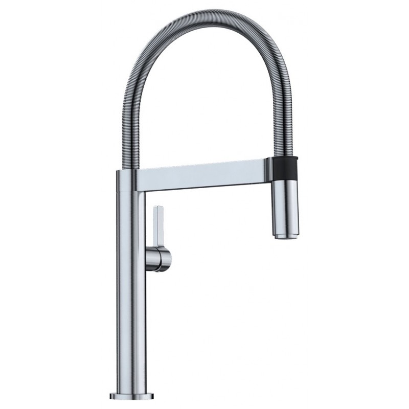 1519844 Blanco Single lever mixer with hand shower BLANCOCULINA-S Mini 1519844 stainless steel finish