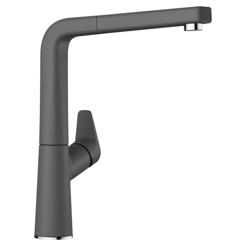 1521285 Blanco AVONA-S 1521285 single-lever mixer with pull-out shower, rock grey finish