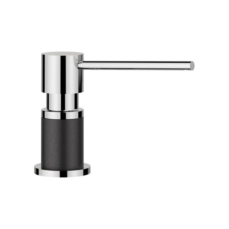 1525810 Blanco | LATO 1525810 soap dispenser in anthracite/chrome finish