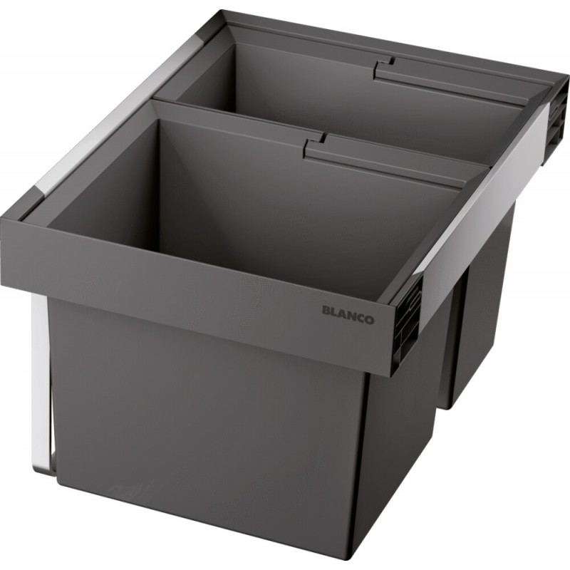 1526641 Blanco FLEXON II Low 60/2 1526641 Unidad de clasificación de residuos de 60 cm (2 contenedores)