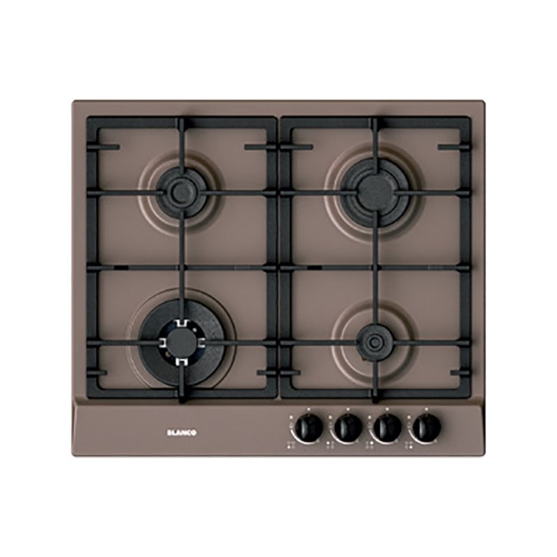 1046147 Plaque de cuisson à gaz Blanco EXCLUSIVE 6x5-4 1046147 de 58 cm, finition truffe