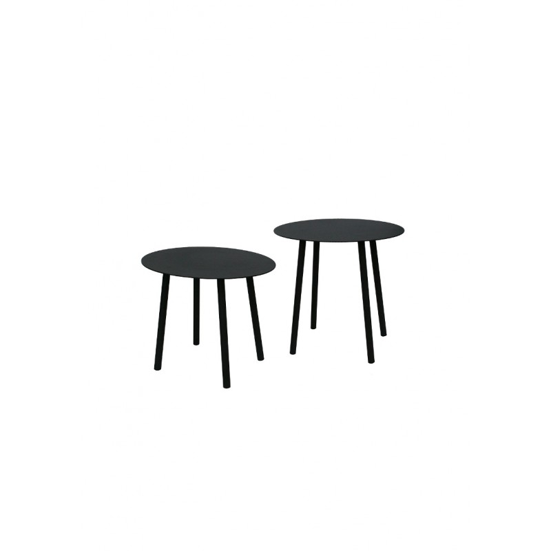 TA1OV100  RD Italia ELYPSO 37 table basse ovale avec structure et plateau en acier 39x49 cm et h. 37cm