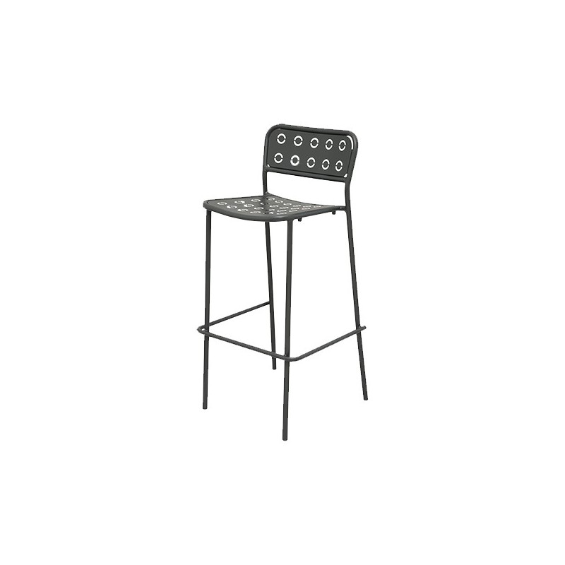 SE1PP300 Tabouret empilable RD Italia POP 75 avec structure et assise en acier