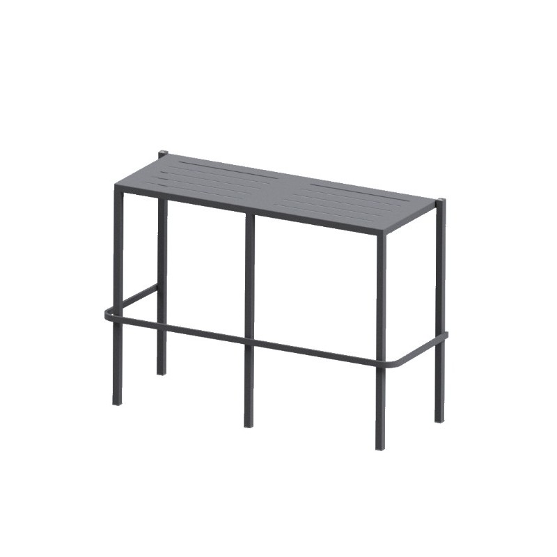 SE1DO400 Banc haut empilable RD Italia DORIO avec structure et assise en acier 113x45 cm
