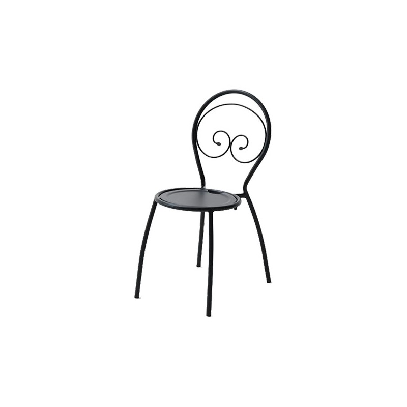 SE1FW100 Chaise empilable RD Italia FIONA 1 avec structure et assise en acier