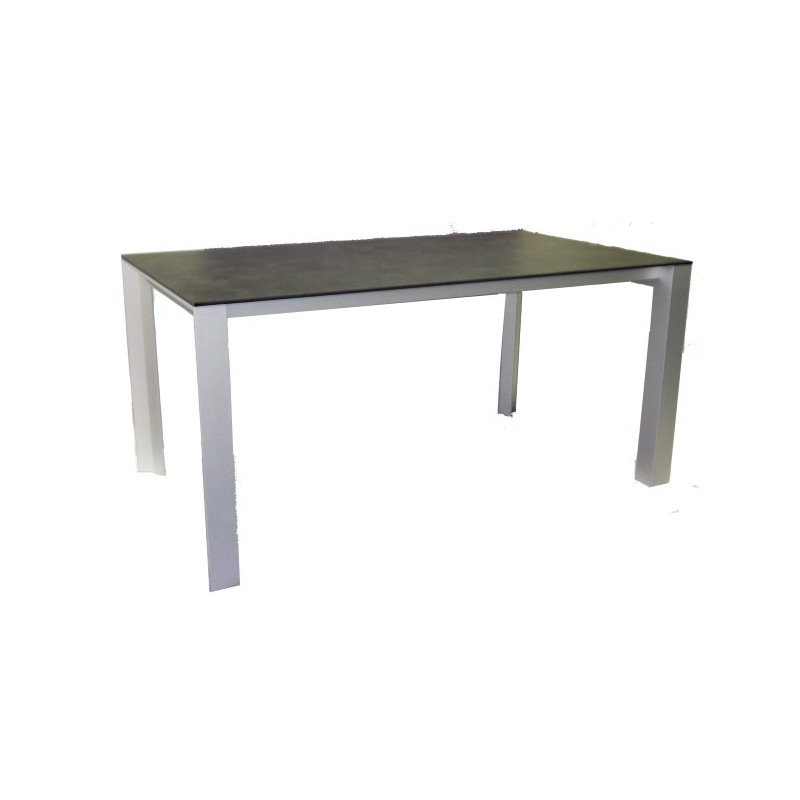TA1PR000 RD Italia PETRA extendable table with aluminum structure and HPL top 159(224)x90 cm