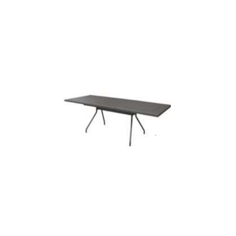 TA1ES60004 RD Italia Tavolo allungabile ESTATE L con struttura e piano in acciaio da 160(220)x90 cm