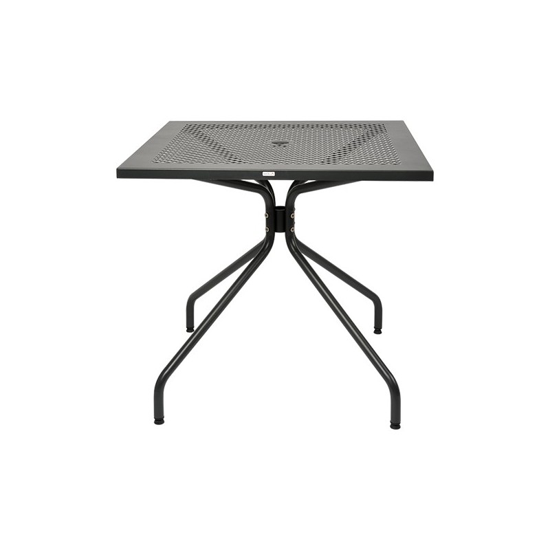 TA1ES20013 Table fixe RD Italia ESTATE avec structure et plateau en acier 90x90 cm