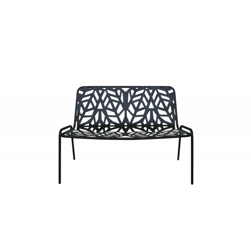 SE1FN700 RD Italia FANCY RELAX stackable bench with steel structure and seat