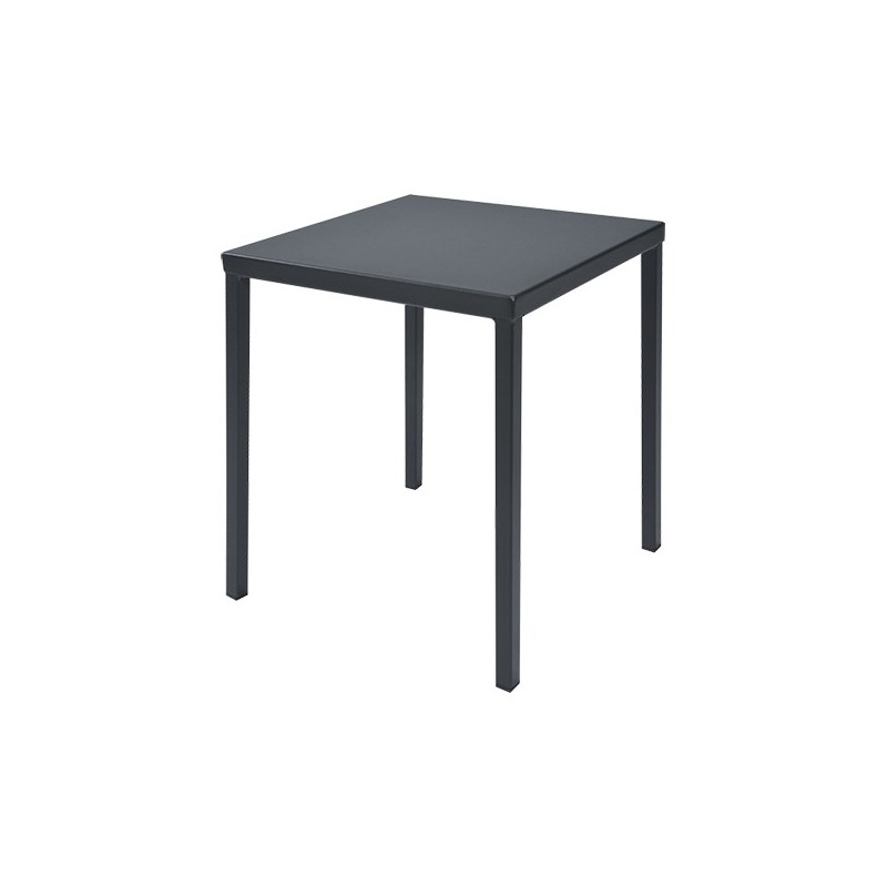 TA1DO905 RD Italia DORIO fixed stackable table with structure and top in steel 138x138 cm