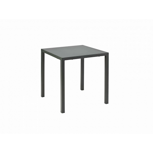 RD Italia DORIO EASY stackable fixed table with 60x60 cm steel structure and top