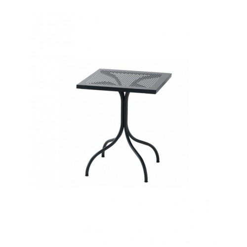 RD Italia ESTATE fixed table with 60x80 cm steel structure and top