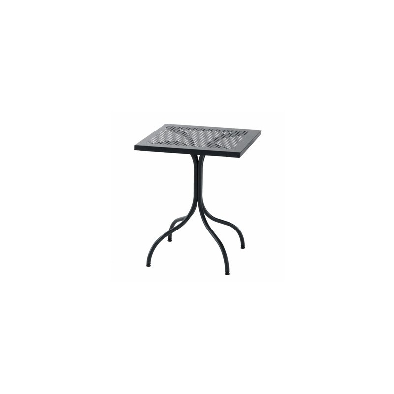  RD Italia ESTATE fixed table with 60x80 cm steel structure and top