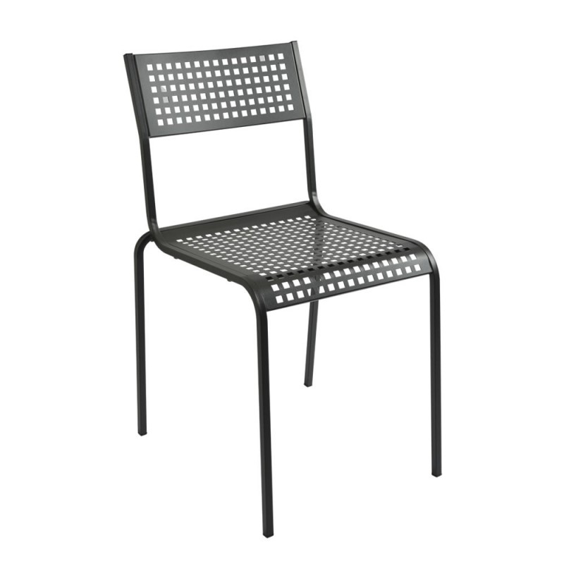  RD Italia MONELLA 1 chaise empilable avec structure et assise en acier