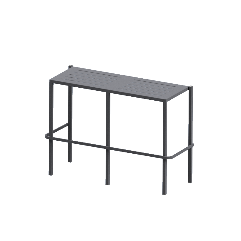 RD Italia DORIO high bench with steel structure and 150x40 cm seat
