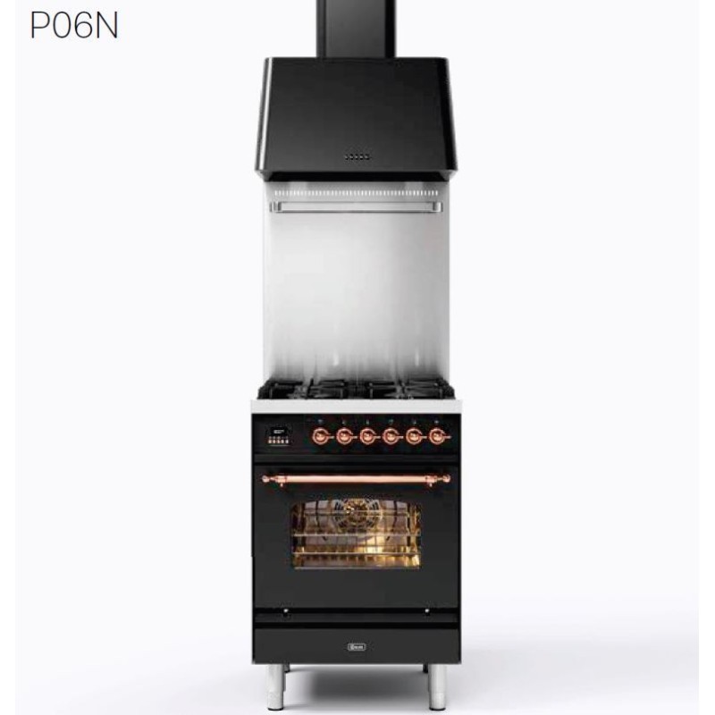 PI064NE3 Ilve Cucina P06N Plaque de cuisson à induction encastrable Nostalgie PI064NE3 60 cm
