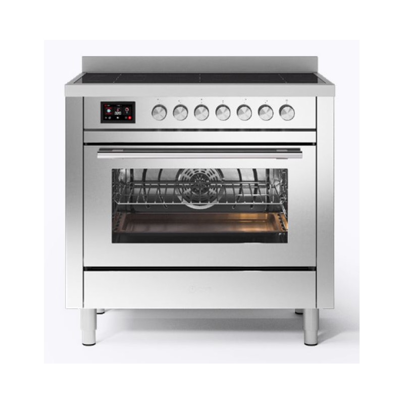 Ilve Cucina P36W Professional Plus PI366WSY con horno pirolítico de 91,1 cm  y placa de inducción