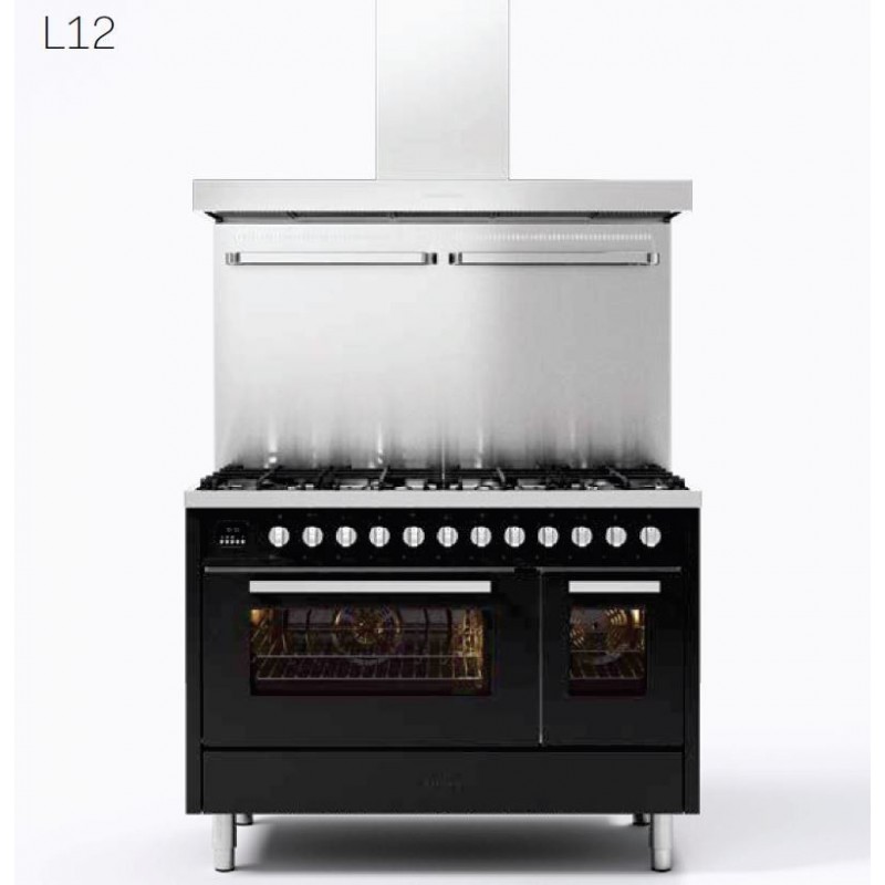 L128WM3 Plaque de cuisson 8 feux Ilve Cucina L12 Pro Line L128WM3 120 cm