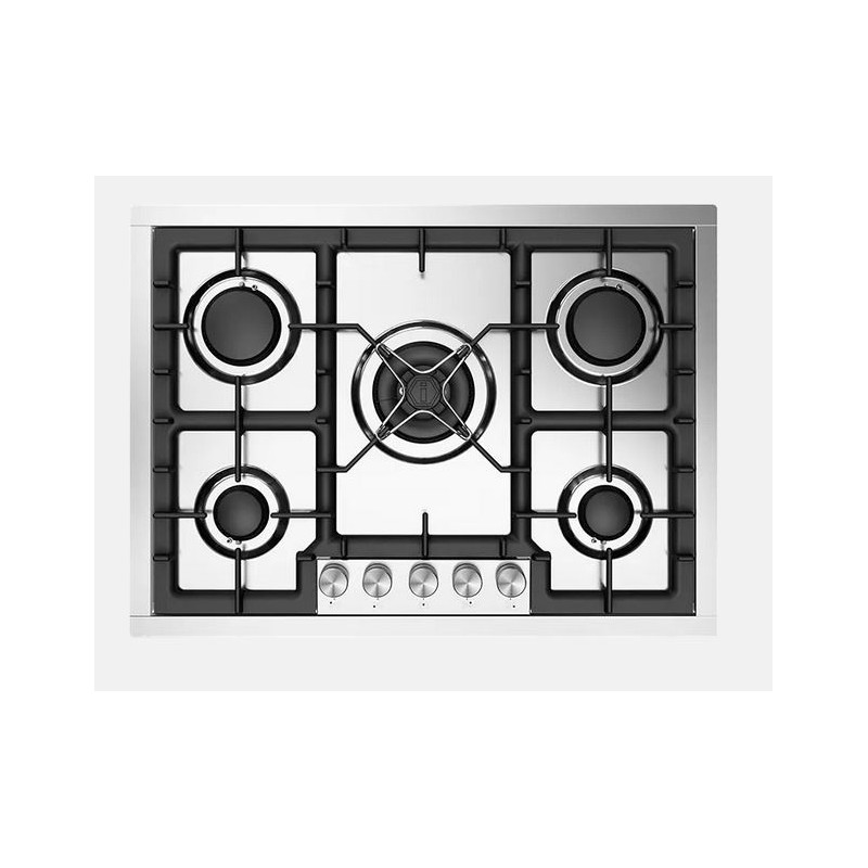HCPT75D Ilve Professional Plus HCPT75D 72cm stainless steel flush-mounted gas hob
