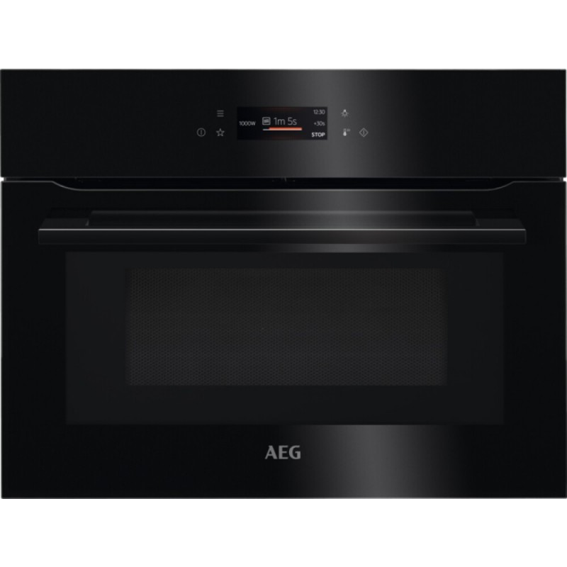 KMK721880B AEG Compact microwave oven with built-in grill KMK 721880 B black finish 60 cm