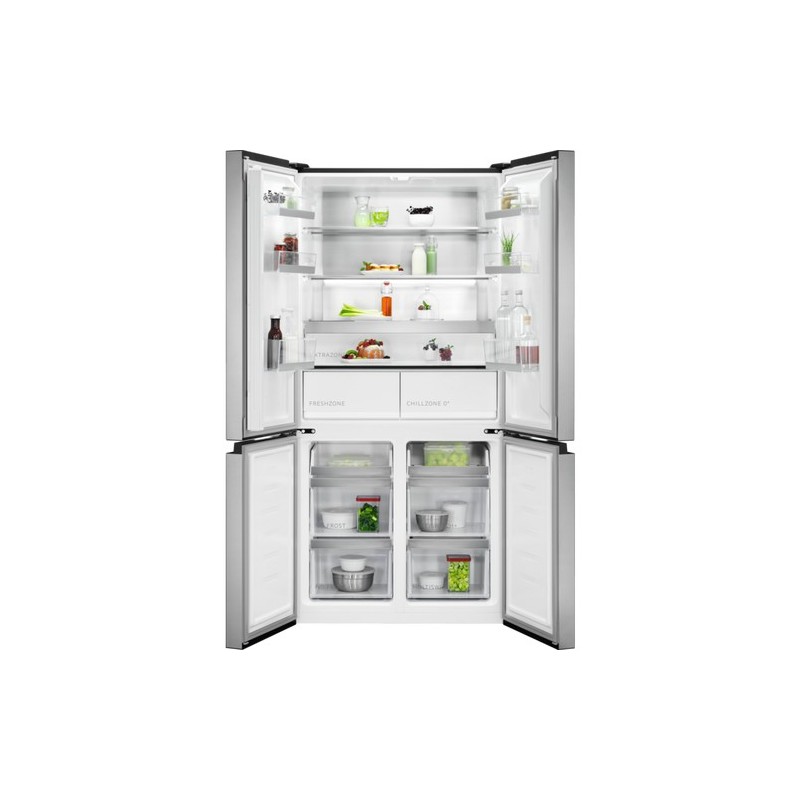 RMB952D6VU AEG Free-standing side by side fridge freezer RMB 952D6 VU 91 cm stainless steel finish