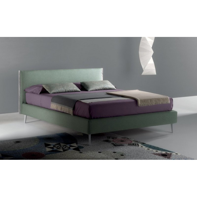 GOOR160C Samoa GOOD RIM COMPACT lit double tapissé avec ou sans rangement 184x204/214 cm