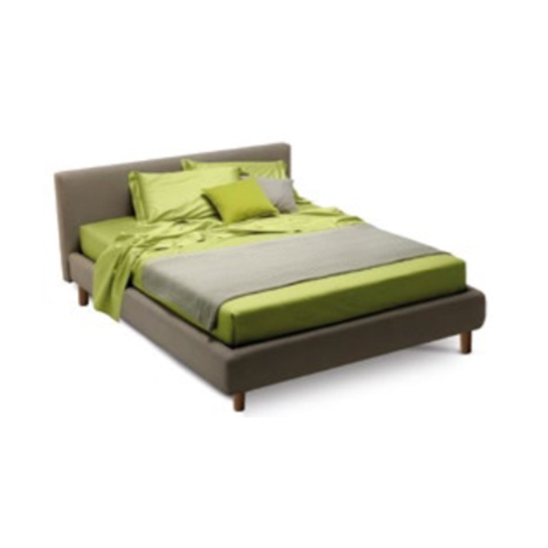 HAPP160L Samoa HAPPY LIFT lit double rembourré sans rangement 183x212/222 cm