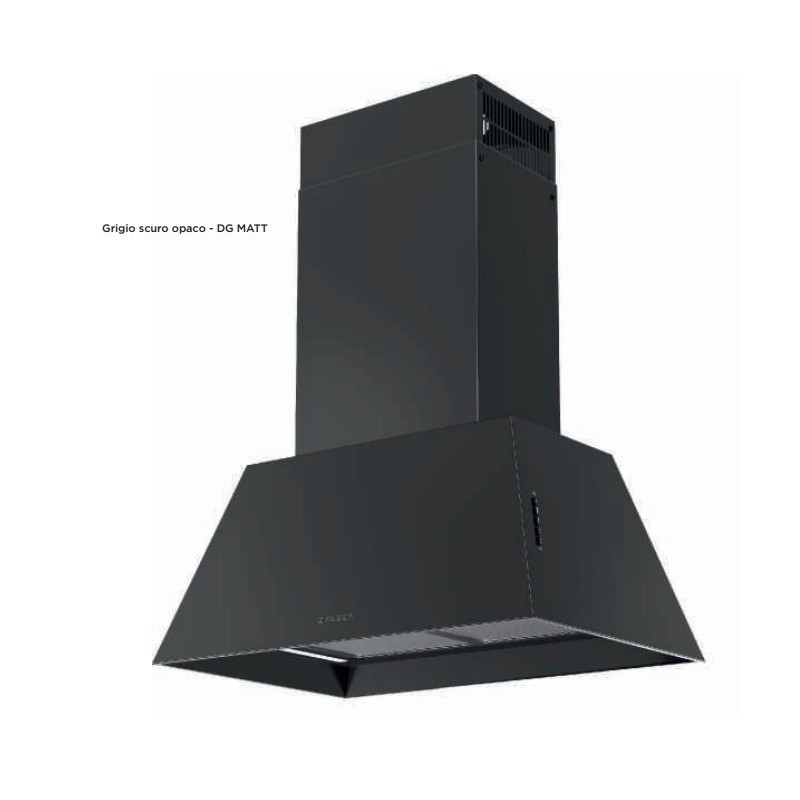 321.0666.589 Faber Island hood CHLOE' ISOLA DG MATT A70 321.0666.589 matt dark gray finish 70 cm