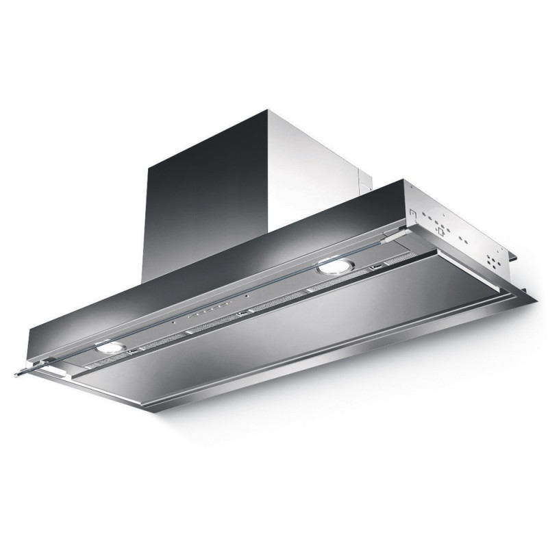 110.0439.940 PRONTA CONSEGNA - Faber Cappa da incasso IN-NOVA PREMIUM EV8+ X A60 110.0439.940 finitura inox/vetro da 60 cm 