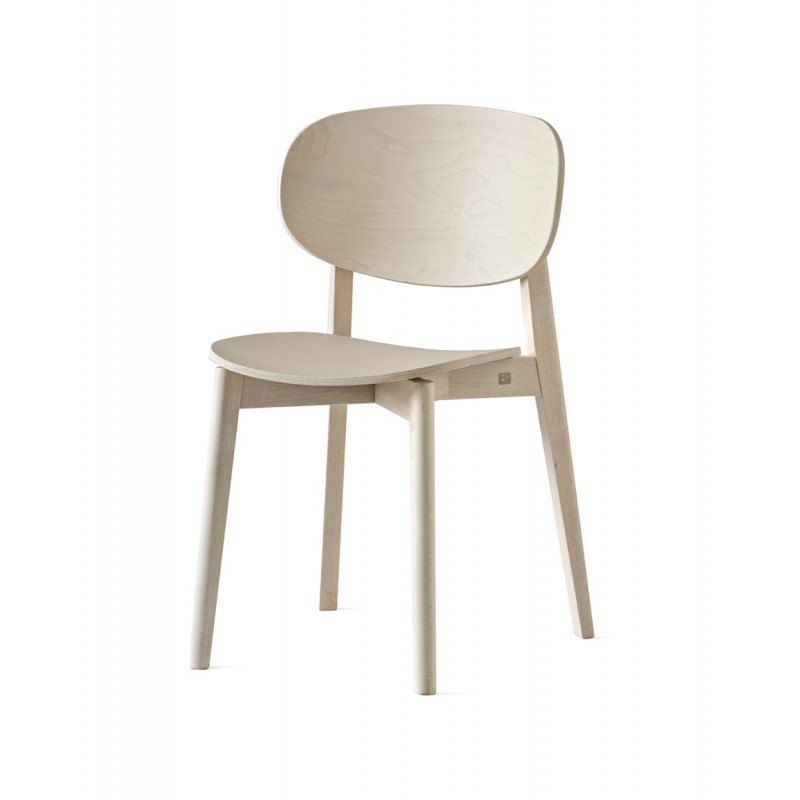 CB/2188 Connubia Eide CB2188 chair with beech structure h. 81cms