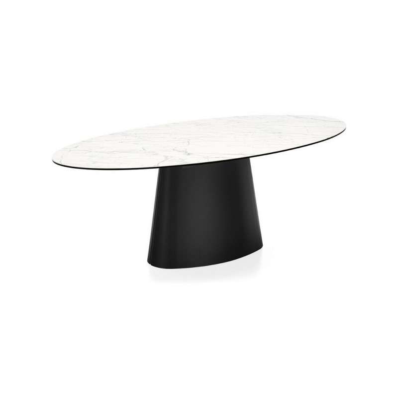 CB/4858-FE 200 Connubia Fixed table Ellisse CB4858-FE 200 with metal structure 200x100 cm