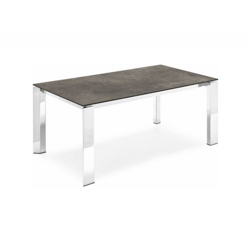 CB/4088-R 220 Mesa extensible Connubia Gate CB4088-R 220 con estructura metálica y tablero cerámico de 220(280)x100 cm.