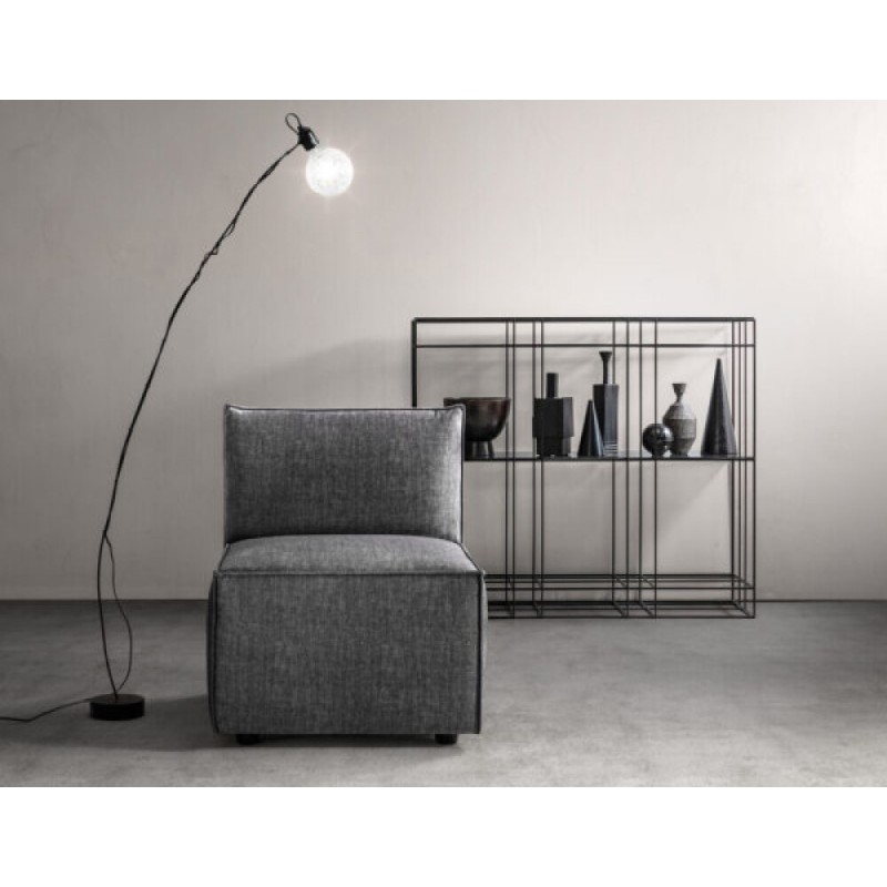 CRA03 Sillón central Samoa CRAFT de tela H. 78 cm