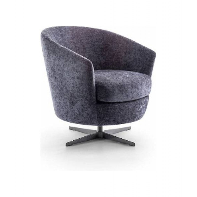 MOONS Samoa Petit fauteuil MOON en tissu H. 80 cm