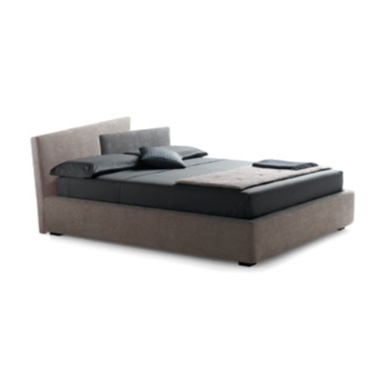 LINK160 Lit double Samoa LINK rembourré avec ou sans rangement 180x215/225 cm
