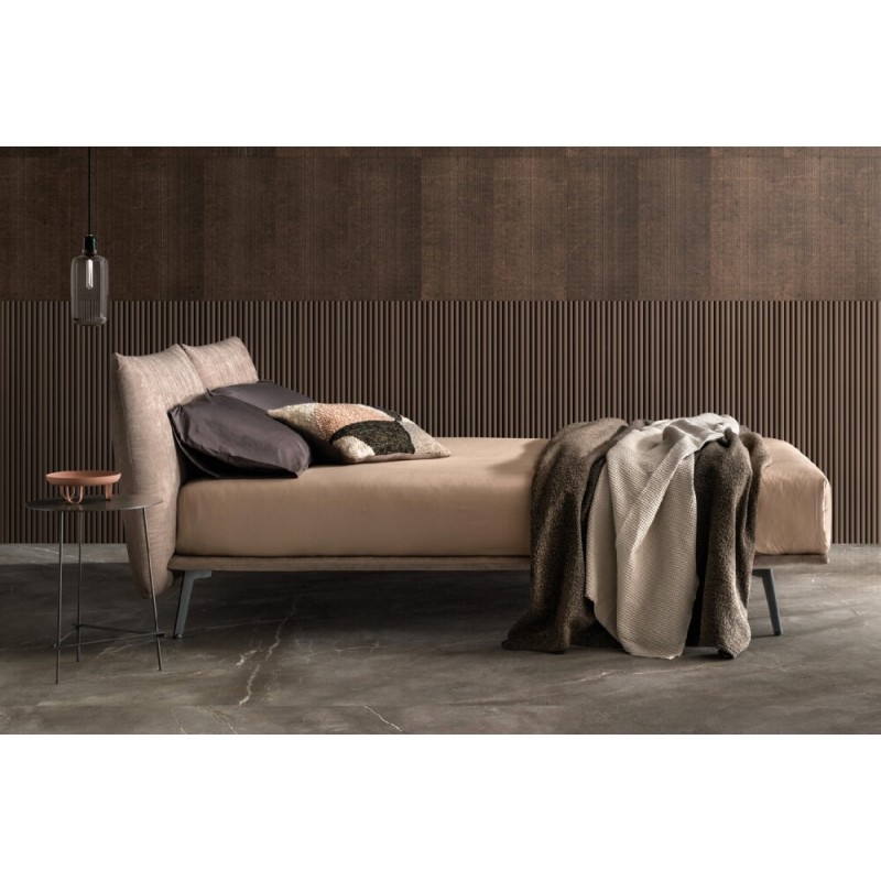WAR180 Lit king size Samoa AUTOPORTANT WARP rembourré sans rangement 210x220 cm