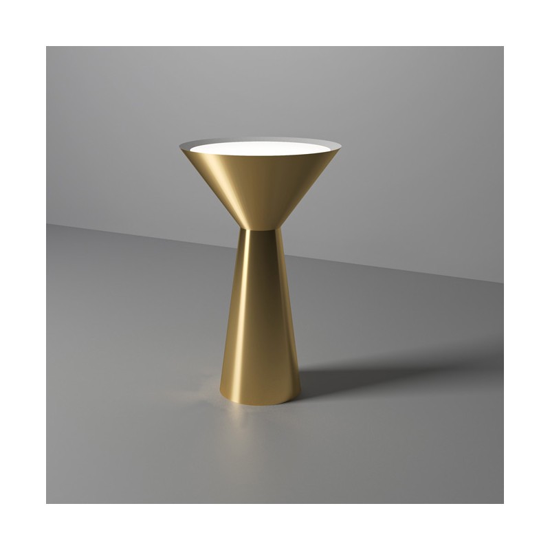 Lama LP Minitallux Lama LP LED table lamp in different finishes by Isole Luce