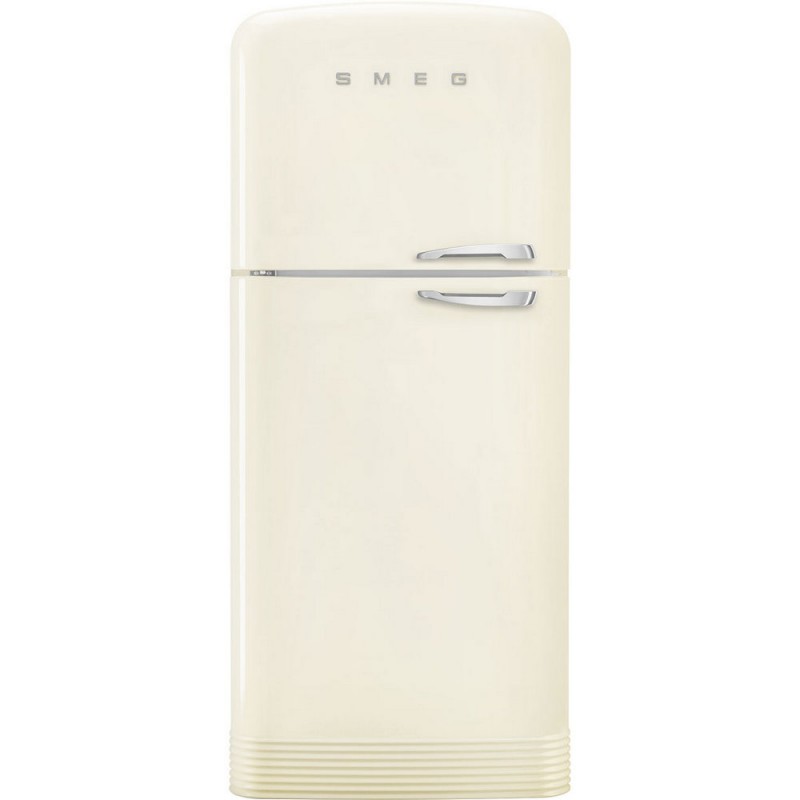 FAB50LC5R5 Réfrigérateur Smeg FAB50LC5R5 80 cm, pose libre, double porte, ouverture à gauche, finition crème