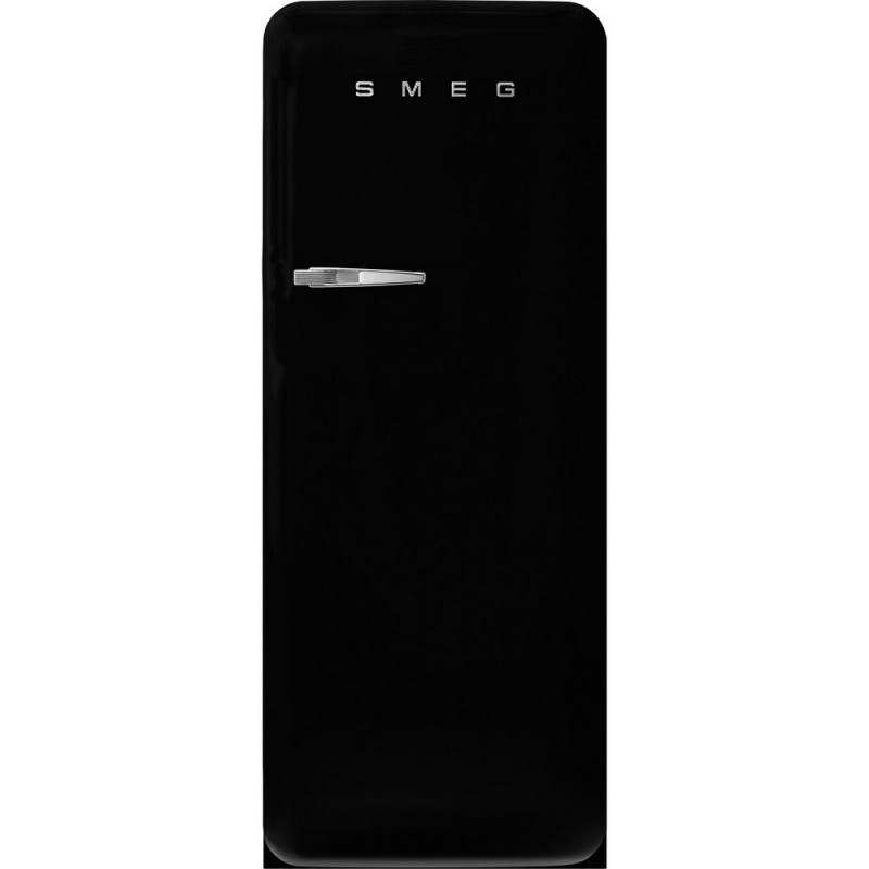 Réfrigérateur monoporte Smeg FAB28RDBLM5 avec charnières droites 60 cm  finition noir mat