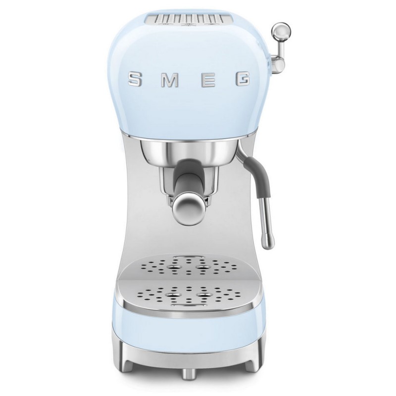 ECF02PBEU Smeg Machine à café expresso manuelle ECF02PBEU finition bleu clair